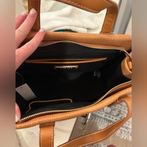 Streetlevel camel brown tote/work bag - Picture 4 of 6